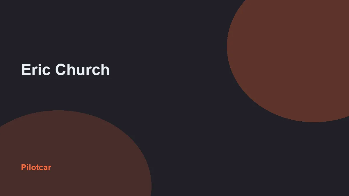 Eric Church — overview visual